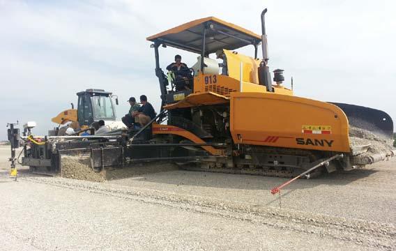 CASES Name of Project: Construction of Russian Federal Inter-State Road 3 units of LTU80SII asphalt pavers and 4 units of