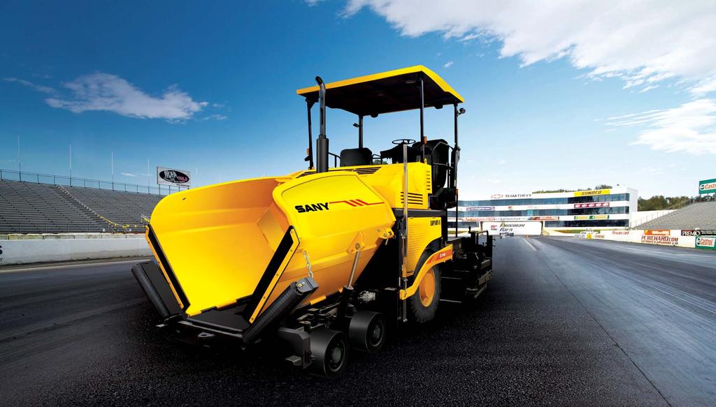 QUALITY CHANGES THE WORLD SANY SAP100T-5 TIRE PAVER TECHNICAL PARAMETERS THE 4WD "HERCULES" Suspension front wheels system. Four wheel suspension support, stable in travelling.