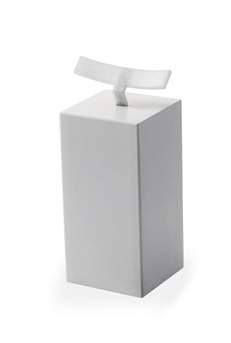 base, 45 x 45 mm, height 30 mm, clear (without ring stand) MDF, 45 x 45 mm, height 30 mm, white or black (without