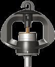 Reduces maintenance and repair costs The GyroNet has an anti-ant mechanism preventing insect penetration into the area of the micro-sprinkler nozzle.