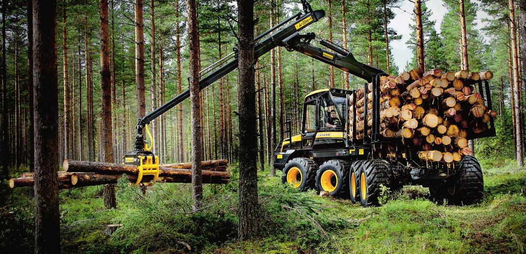 THE STRONGEST MACHINE OF ITS SIZE CLASS OFFERS PERFORMANCE AND AGILITY The new PONSSE Elk is evidently the most productive forwarder in its class size.