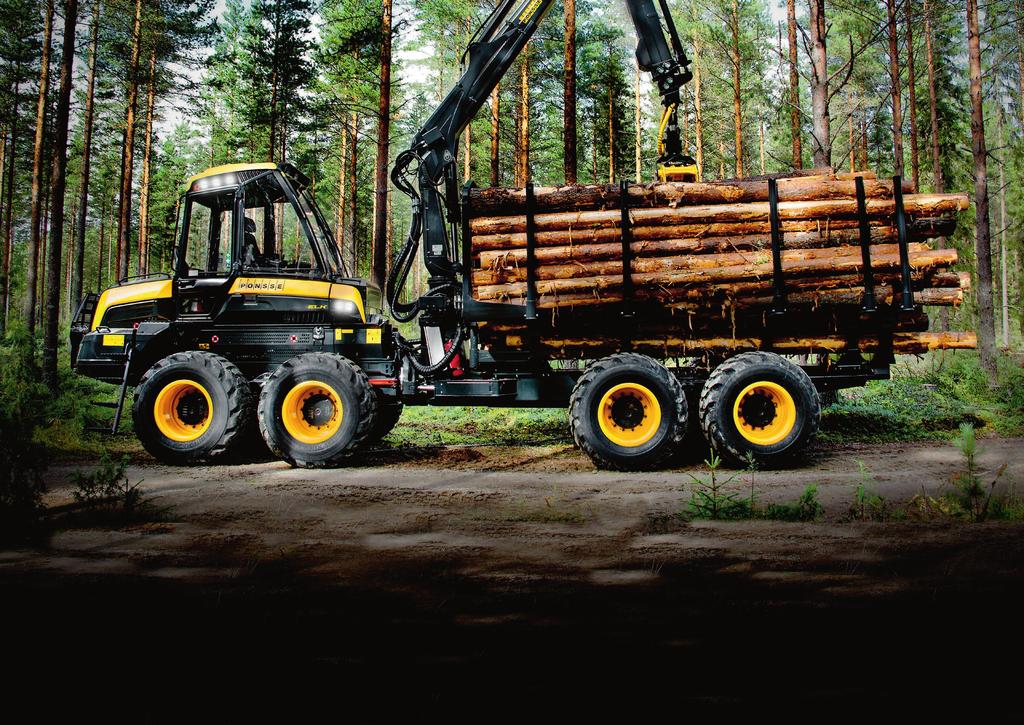 PONSSE ELK IS THE ANSWER TO YOUR WISHES TORQUE, CARRYING CAPACITY AND ECONOMY FRAMES LOADERS