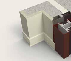 Soluzioni di montaggio con telaio in ferro scatolato a taglio termico Installation solutions with box-shaped steel
