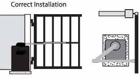 Be sure to provide a ¾ conduit between the two gates if they will be set up as bi-parting. A minimum of at least 8 comm.
