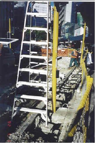 Controlling Hazards Set Up Ladders shall be used only on stable and level surfaces unless secured to prevent accidental displacement.