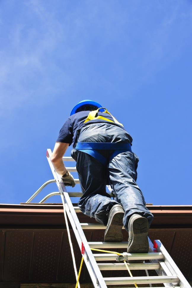 Proper Use Use a three-point-contact system: Keep hands free when ascending and descending the ladder to maintain a