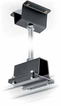 SKY TRACK SYSTEM _ Rails attachments BRACKET FOR CEILING ATTACHMENT FF3214A Can be attached directly by screws or rods with a maximum diameter of 1/2".