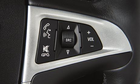 Audio Steering Wheel ControlsF Bluetooth System + VOL Volume Press + or to adjust the volume. SRC Source Press to select an audio source.