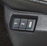 Memory Driver s Seat F Set Memory Positions 1. Adjust the driver s seat and power outside mirrors to the desired position. 2.