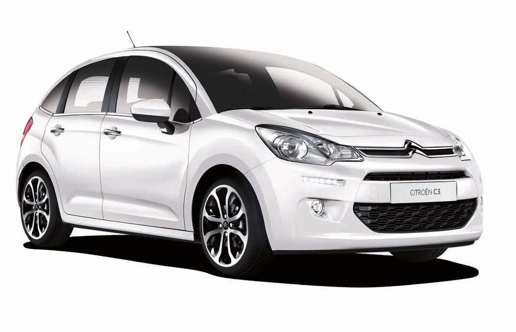 CITROËN C3 SELECTION EDITION The bold curves and compact dimensions of Citroën C3 Selection surround a spacious interior bathed in brightness from
