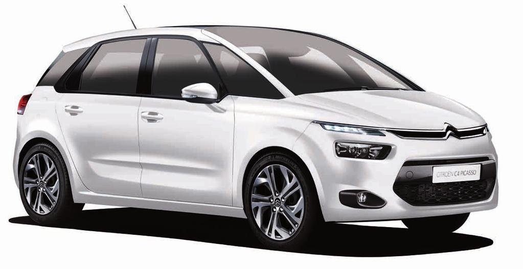 area. Citroën C4 Picasso Selection s dynamic exterior and eye-catching details