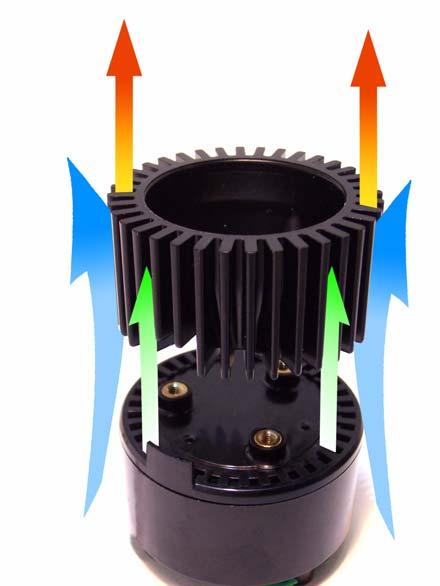 Chapter 2: Thermal Design SynJet MR16 LED Cooler with Heat Sink Design Guide In addition to the flow that is directly created by the SynJet MR16 jet nozzles, air is also entrained due to the