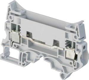 ZS10-R1 screw clamp terminal blocks Feed-through - 8 mm 0.15 in spacing 10 mm² 6 AWG With the same profile as the ZS10-ST.
