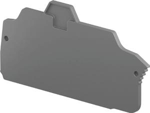 079 in spacing Dark grey EK6-P 1SNK708911R0000 20 2.80 EK10 1SNK16028F0014 1SNK160065S0201 EK10 end sections Compatible with ZK10, ZK10-PE, ZK16 and ZK16-PE PI-Spring terminal blocks. 2 mm 0.