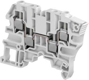 ZS6-4S screw clamp terminal blocks Feed-through with 4 connections - 6 mm 0.