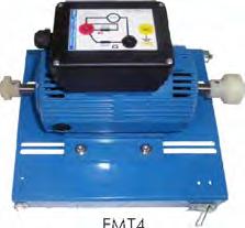4 Motors EDIBON has a wide range of electric motors, trying to give an alternative to every educational need. The motors supplied include connectors, couplings and motor support. Motors D.C.