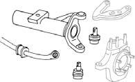 Steering, Suspension, Rear End & Brakes I 1960-91 Steering and Suspension 1/2 Ton upper control arm Lower Control Arm Bumper bushing lower control arm bushing 2 lower control arms required per