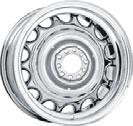 Important: Wheels are not designed for use with original factory style hubcaps. Item# Size Bolt Pattern Backspacing WV551203B 15" x 5" 5 x 4-1/2", 4-3/4" 3"... 129.