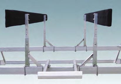 Water Foot Plates offer stable footing in shallow water installations Deep Water Extension Legs