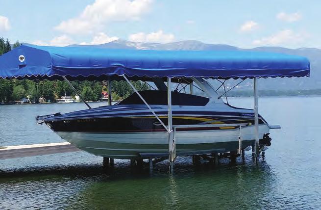 Canopies Boat Lift Canopies You protect yourself from the sun, Why should YOur boat be any different?