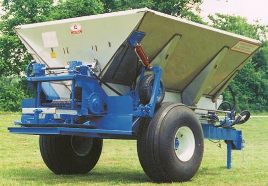 The design and construction go far beyond present standards and are striving for a lime or fertilizer spreader to meet the quality our