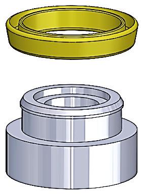 the cylinder.