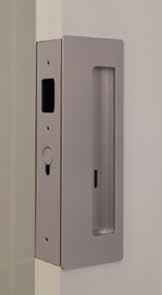 Technical Detail 2 3 /8 (60.5mm) 55/64 (22mm) Magnetic latch ensures door doesn t roll away from the closing jamb. Moving parts sit flush until the door closes to minimize wear. of finishes.