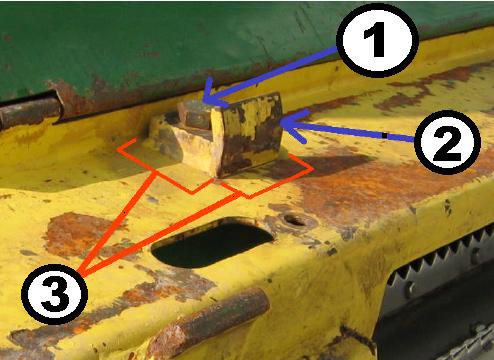 3.6.2 Modification of Adapting Frame Stops Remove feedroll stops from adapting frame of SPFH.
