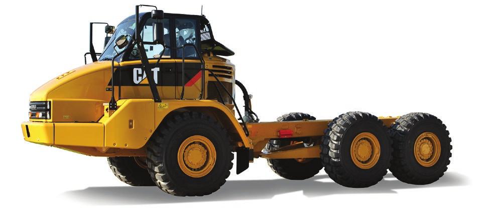 Chassis specifications Standard equipment may vary. Consult your Caterpillar dealer for details.