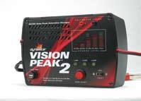 DYN4044 Vision Peak 2 AC/DC Peak Charger Advanced peak detection circuitry protects against overcharging Charges virtually all 4 7 cell Ni-Cd and Ni-MH packs LED bar graph lets you monitor your