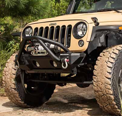 MODULAR BUMPER DISPLAY One thing that is sure about the Jeep community is that everyone loves to create their own customized look.