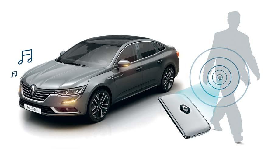Peace of mind Anti-theft and surveillance 01 Renault hands-free card Identical to the original hands-free card, it allows you to have an additional card.