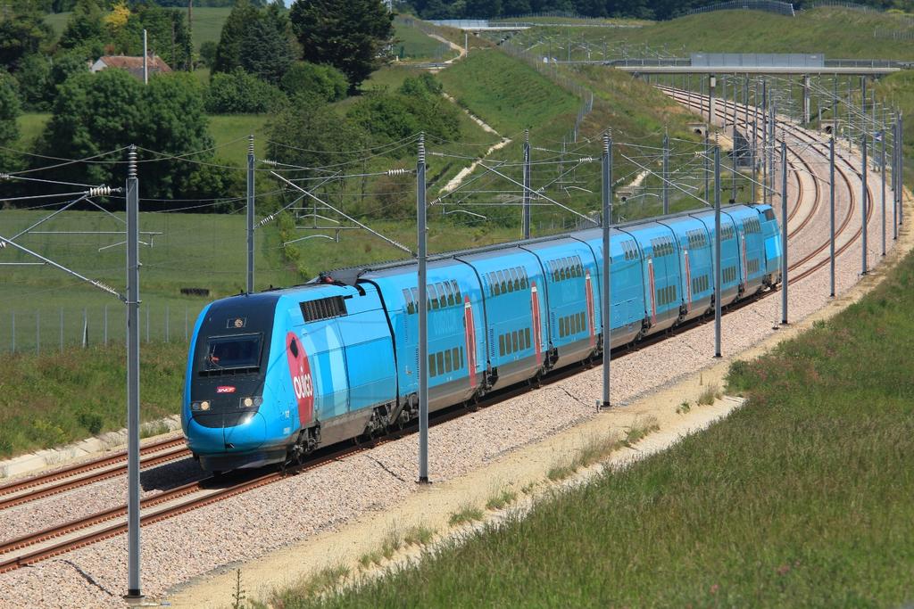 High speed rail passenger traffic in Europe France is the unbeatable champ in passenger ridership of high speed 120 million pax per year Picture: a low-cost TGV on