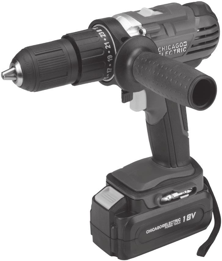 , Keyless 23 Torque Settings 1 Drill Setting 1 Hammer Drill Setting Safety Setup - Before Use: Note: For additional information regarding the parts listed in the following pages,