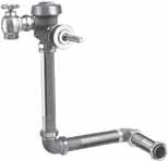 Concealed Flushometer (Royal ) TAILPIECES, CONTROL STOPS, FLUSH CONNECTIONS AND HANDLE ASSEMBLIES For additional information on tailpieces, control stops, flush connections, and handle assemblies see