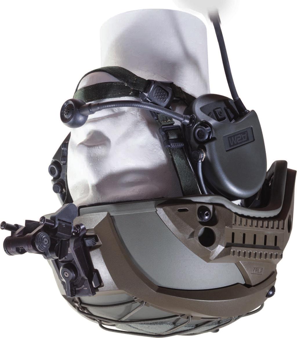 ARCH System Helmets, the ultimate protection with complete modularity MSA engineers have designed GALLET TC ballistic helmets, working one on one with end-users, in