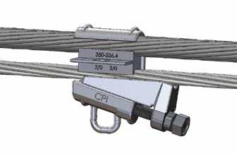 Better Products by Design 350 Series Tap 350 Series Tap CPI Aluminum Tap Connectors consist of a spring-like C -Body & wedge combined with a shear-head bolt.