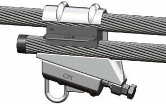 Better Products by Design 795 thru 1272 Series Tap 795 thru 1272 Series Tap CPI Aluminum Tap Connectors consist of a spring-like C -Body & wedge combined with a shear-head bolt.