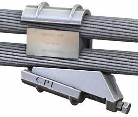 Better Products by Design 1272 thru 2150 Series Tap 1272 thru 2150 Series Tap CPI Aluminum Tap Connectors consist of a spring-like C -Body & wedge combined with a shear-head bolt.