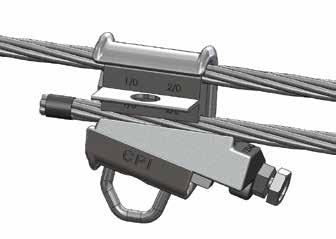 Better Products by Design #4 thru 4/0 Series Tap #4 thru 4/0 Series Tap CPI Aluminum Tap Connectors consist of a spring-like C -Body & wedge combined with a shear-head bolt.