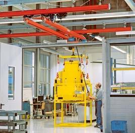 Double-girder suspension cranes large lifting heights, spans and high load capacities KBK double-girder suspension cranes also feature a low deadweight and