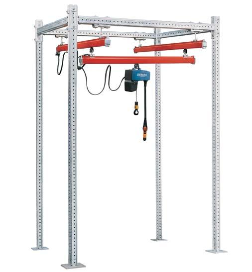 Support structures tailored to meet your needs can be built quickly and efficiently using a range of standardised steel superstructure components.