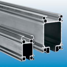 KBK Aluline components for installations with reduced deadweight Simple and reliable assembly The