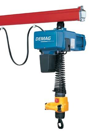 39040 39313 40343 DC-Pro DCS-Pro DC-Com DCM-Pro/DCMS-Pro 39036-4 The Demag DC-Pro chain hoist is available in two versions for loads weighing up
