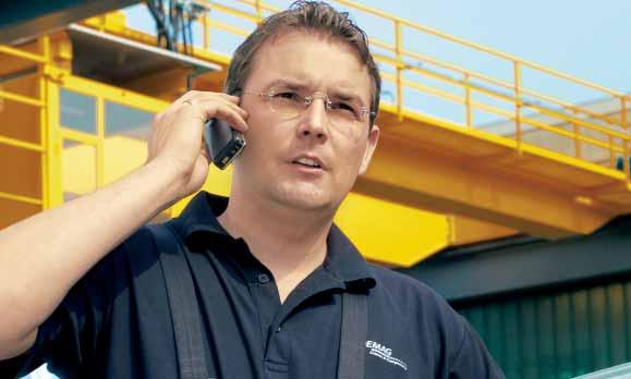 Demag Service ready to help around the clock We offer you service around the clock with our worldwide network of expert service teams.