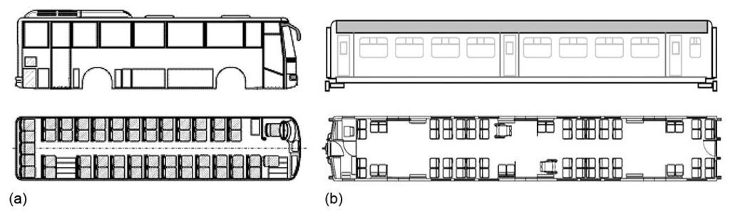 Further in this paper, the similarities and differences between individual elements of road and rail passenger transport vehicles have been presented.