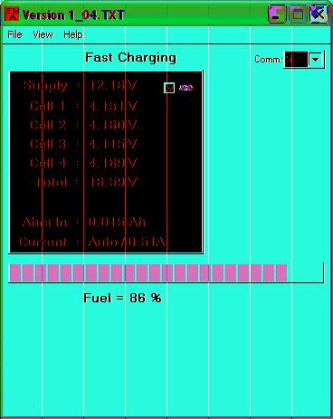 Connect the charger to a power source and a pack as shown on the previous page. 2. If you want a different charging mode or current: a. Press and hold the.