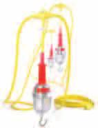 A Portable Lighting Stringlights Haztex Hazardous Location 100W, 26W 12/3 SOOW The only portable, hazardous-duty stringlight that is third-party certified as a complete assembly for use in hazardous