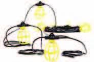 Stringlights Safety Yellow Commercial Duty 200W Incandescent Molded NEMA plug included