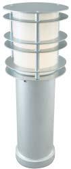 STOCKHOLM 16,5 16,5 85 16,5 49 28 Stockholm bollard IP55, class II Galvanised Steel bollard, option of opal or clear polycarbonate lens. Also available in Black or Graphite Stockholm ART.